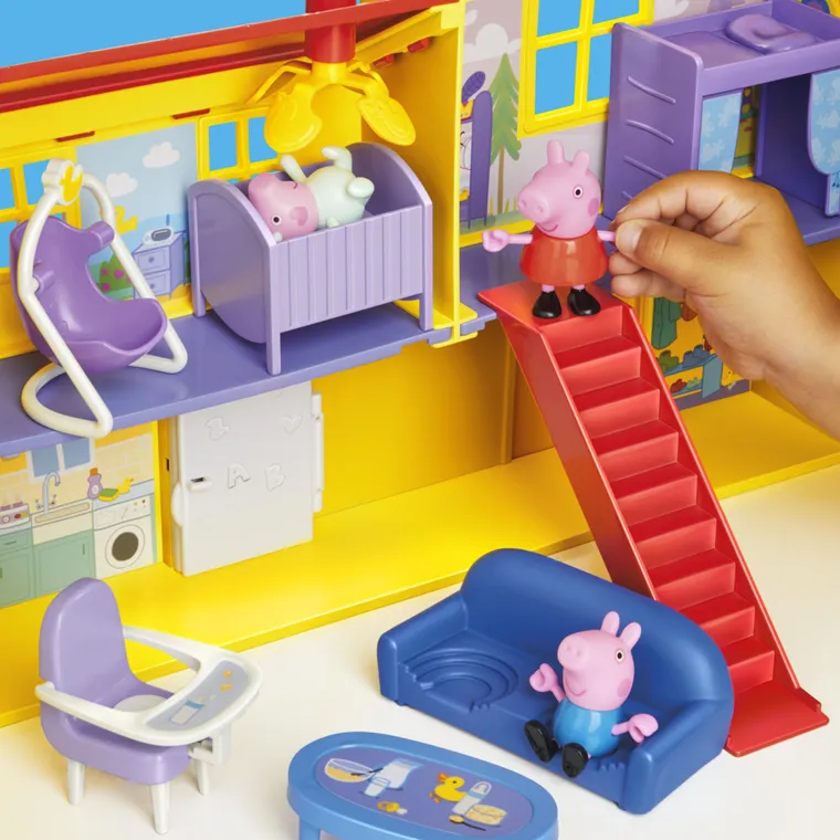 Peppa Pig, Big Peppa Family House, set de joaca cu figurine si accesorii