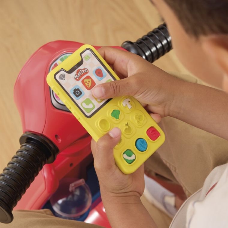 Play-Doh, Pizza delivery scooter, set creativ cu plastilina