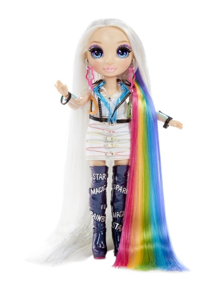 Rainbow High, Salon de coafura, set papusa cu accesorii