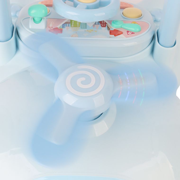 Smiki, Interactive Baby Walker, antemergator, avionas, albastru