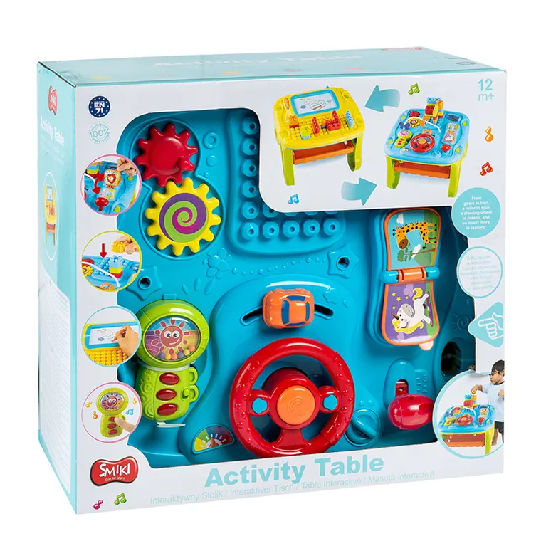 Smiki, masuta interactiva, blat cu doua fete