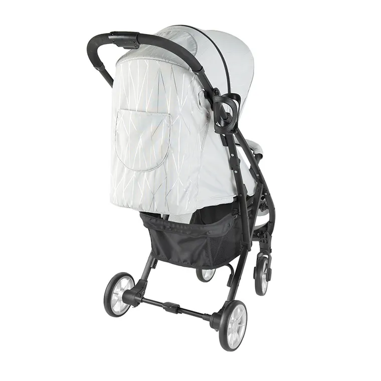 Smiki, Thunder Pro, carucior pentru copii, cadru negru, gri-argintiu