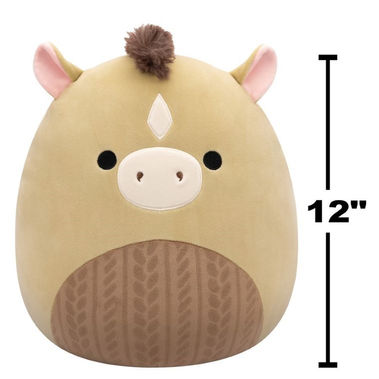 Squishmallows, Medium Plush, Olive Horse, jucarie de plus, 30 cm