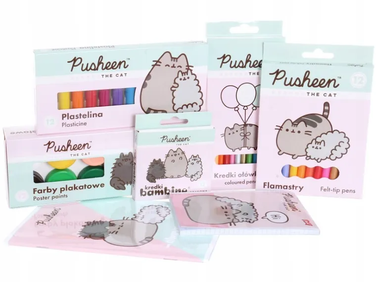 St.Majewski, Pusheen, set creativ, 62 elemente