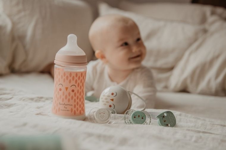 Suavinex, Bonhomia, clema pentru suzeta, Premium, Bufnita menta