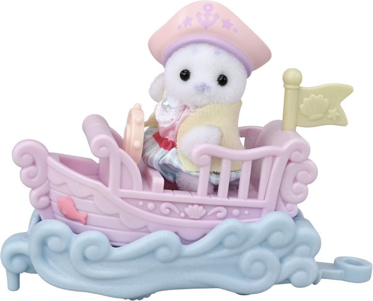 Sylvanian Families, Amusement Park Ride Set - Ride the Waves, set de joaca cu figurine, 5820
