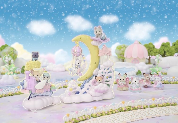 Sylvanian Families, Parada in nori, set cu figurina, 5816