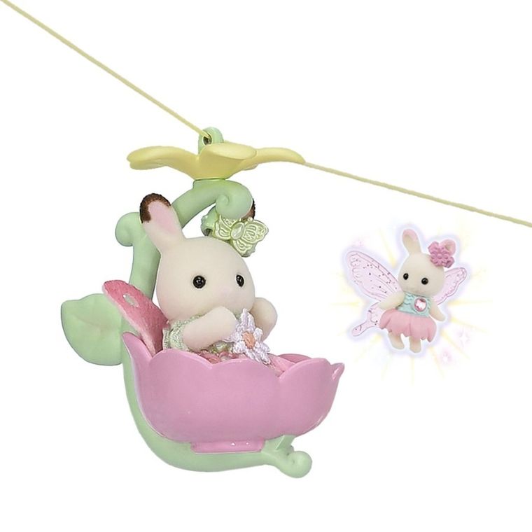 Sylvanian Families, Skytop Fairy Castle, set de joaca cu figurine, 5815