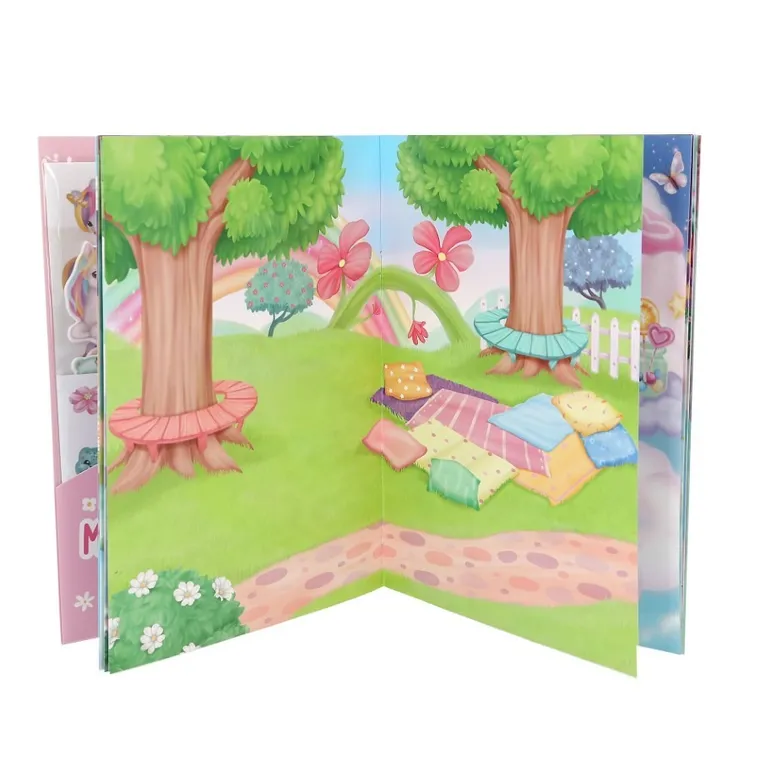 Top Model, Unicorn Ylvi, set creativ cu autocolante