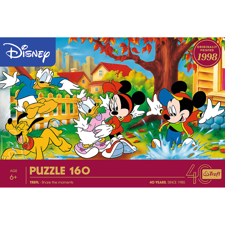 Trefl, 40 Years, Disney, Mickey Mouse, puzzle, 160 piese