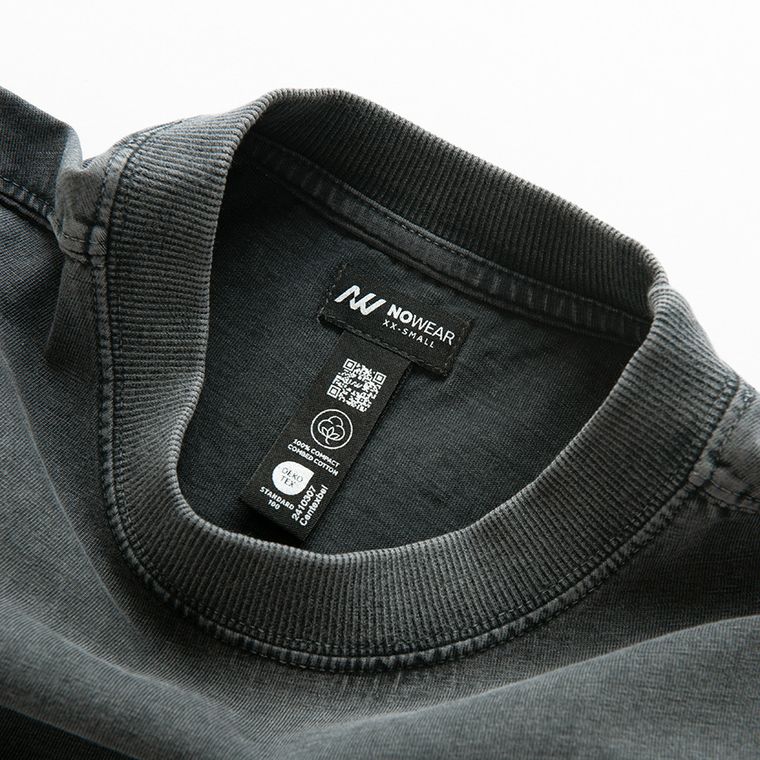 Tricou oversize din bumbac pieptanat NOWEAR