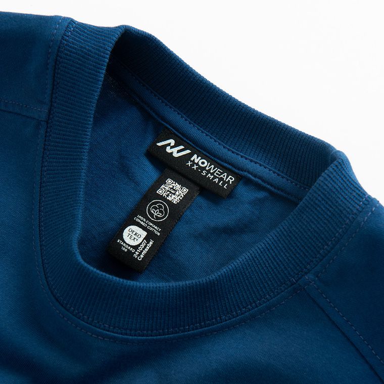 Tricou oversize din bumbac pieptanat NOWEAR