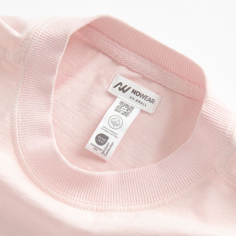 Tricou roz cu croiala cropp boxy NOWEAR