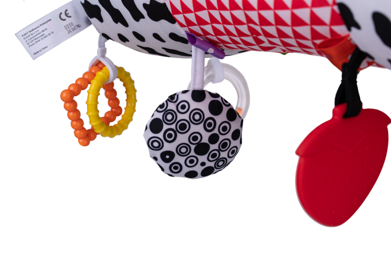 Balibazoo, Vacuta in forma cilindrica, agatatoare, jucarie pentru bebelusi