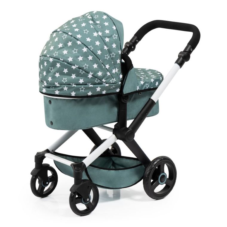 Bayer Design, Xeo, carucior multifunctional pentru papusi, verde