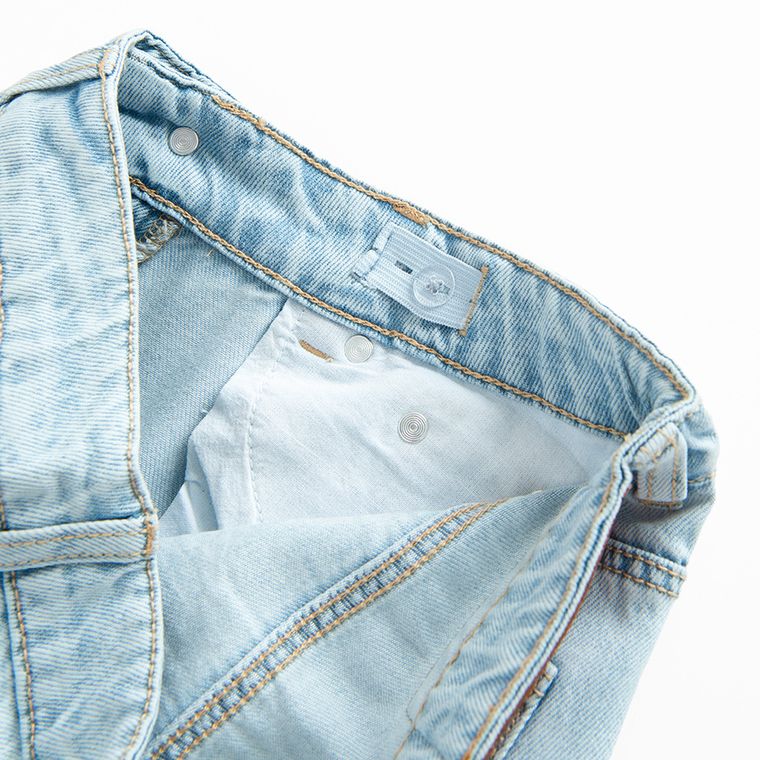 Blugi reglabili cu croiala wide leg NOWEAR