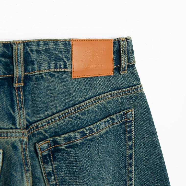 Blugi wide leg cu sectiuni detasabile unisex NOWEAR