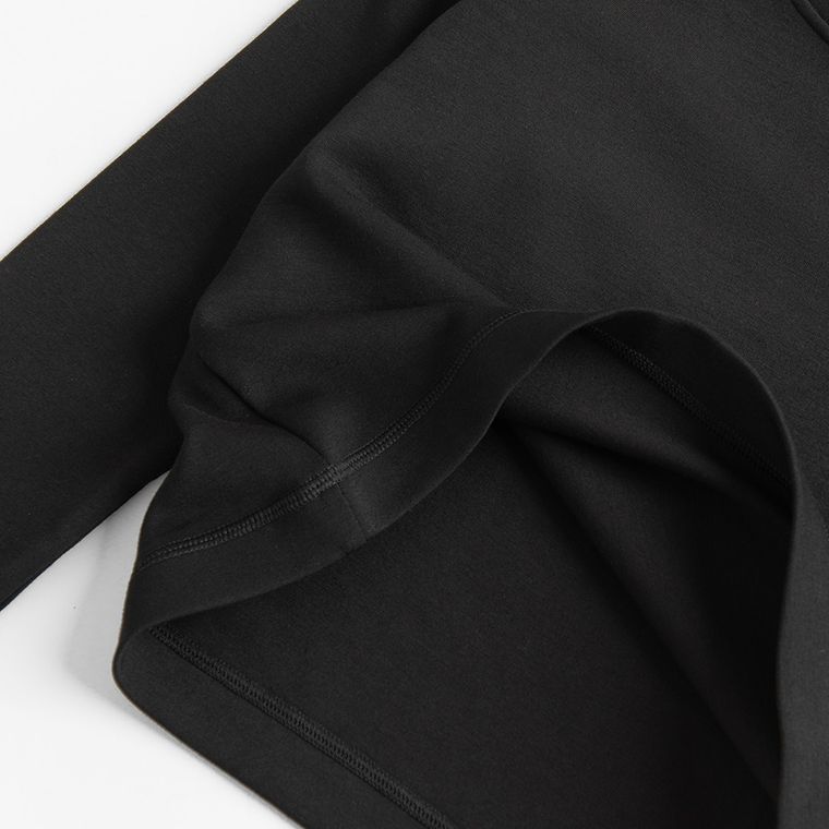 Bluza de antrenament crop top cu croiala mulata NOWEAR