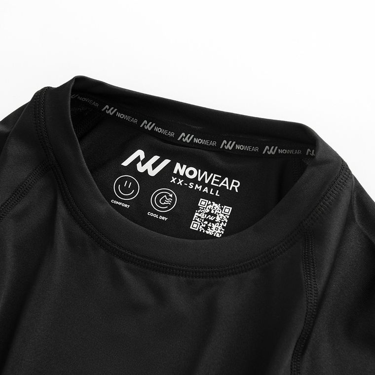 Bluza de antrenament cu maneca lunga si tehnologie Cool Dry NOWEAR