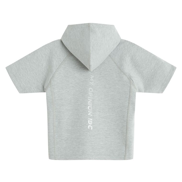 Bluza gri cu maneca scurta NOWEAR