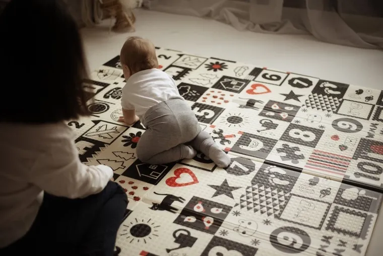 Bocioland, Happy Day, covoras pliabil din spuma, 150-200 cm