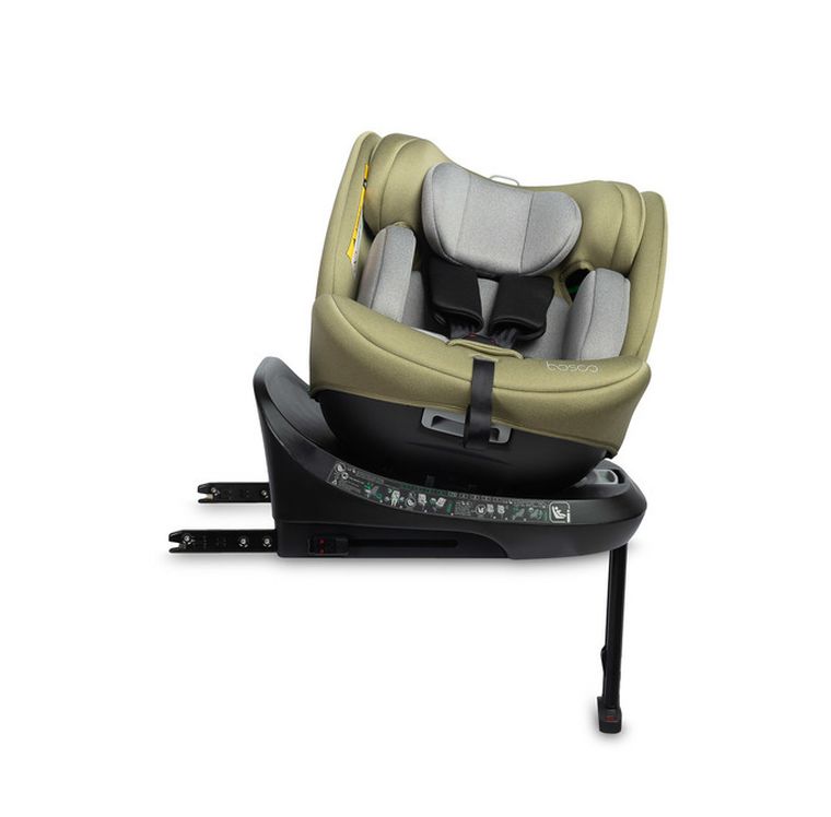 Caretero, Bosco I-Size, scaun auto, olive, 40-150 cm