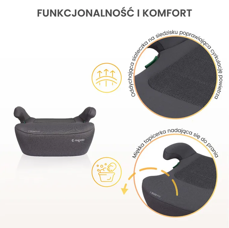 Caretero, Jaguar i-Size, scaun auto, pink, 125-150 cm