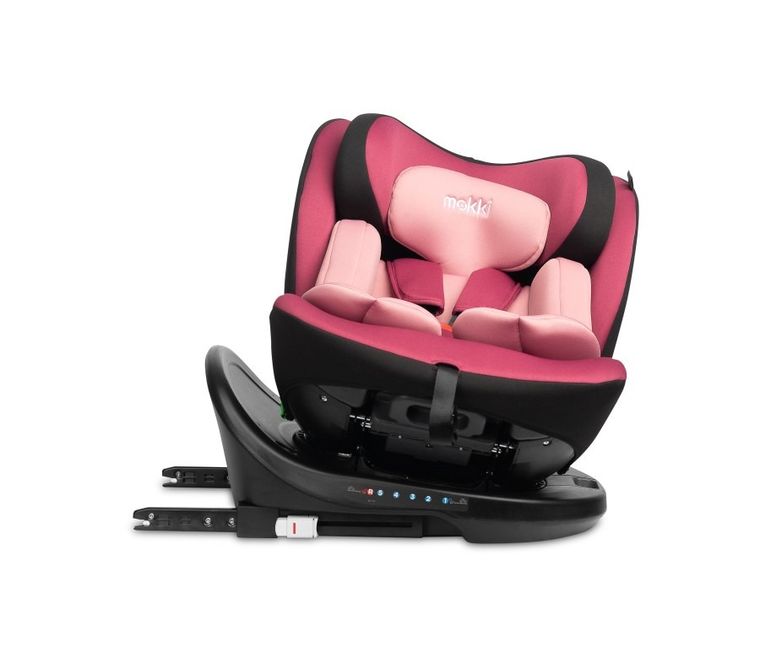 Caretero, Mokki i-Size, scaun auto, 40-150 cm, Dirty Pink