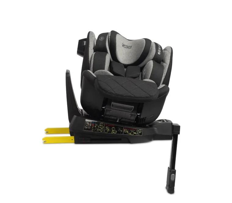 Caretero, Turox i-Size, scaun auto, 40-150 cm, Graphite