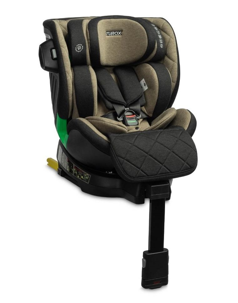 Caretero, Turox i-Size, scaun auto, 40-150 cm, Khaki