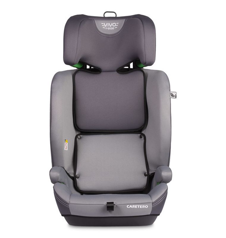 Caretero, Vivo i-Size, scaun, grey, 76-150 cm