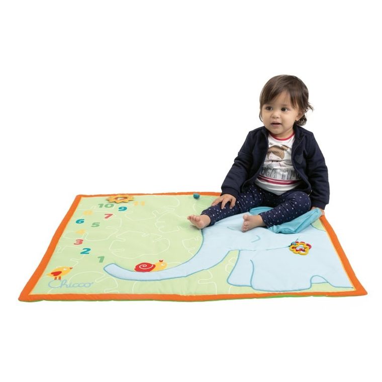 Chicco, covoras moale pentru bebelusi, Elefant, 72-90 cm