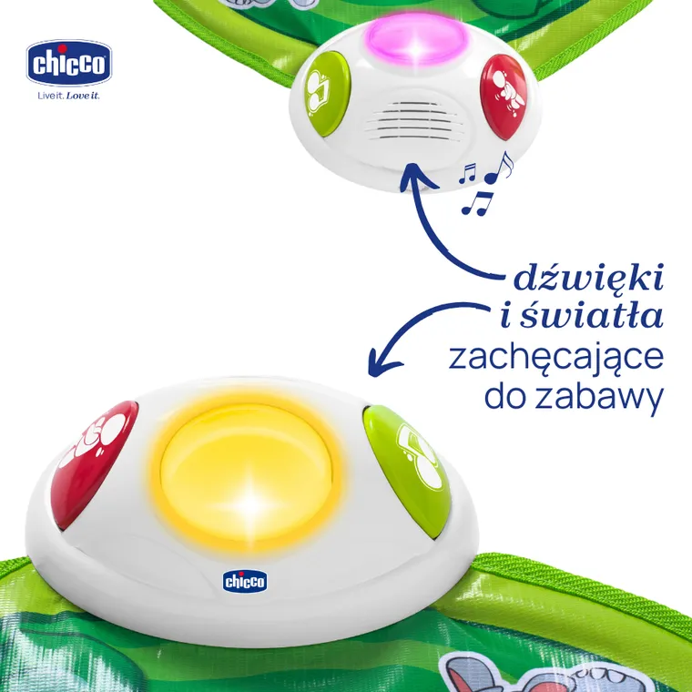Chicco, Fit&Fun, Covor electronic pentru sotron, jucarie interactiva