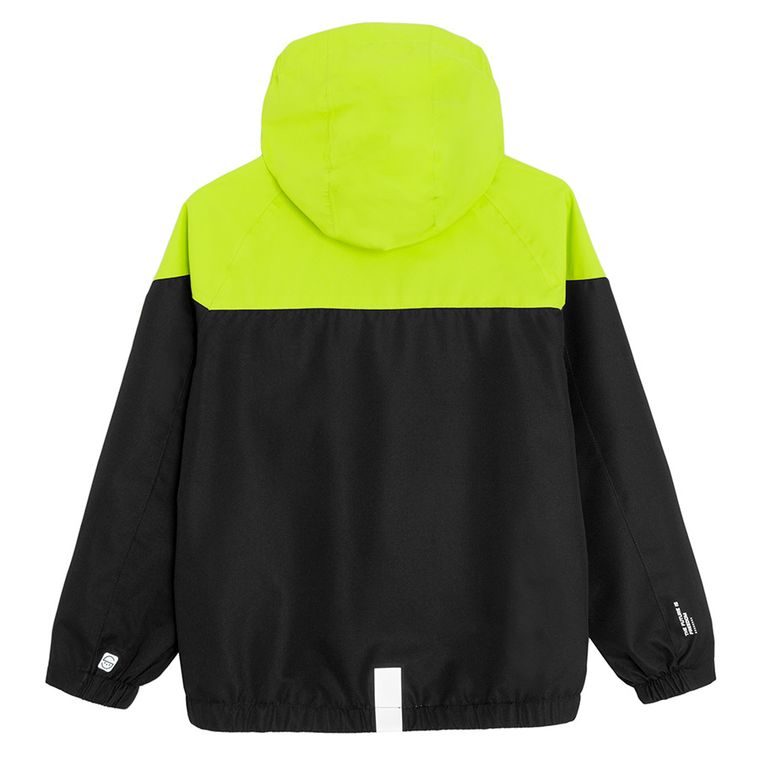 Cool Club, Geaca de ploaie cu gluga pentru baieti, verde-negru