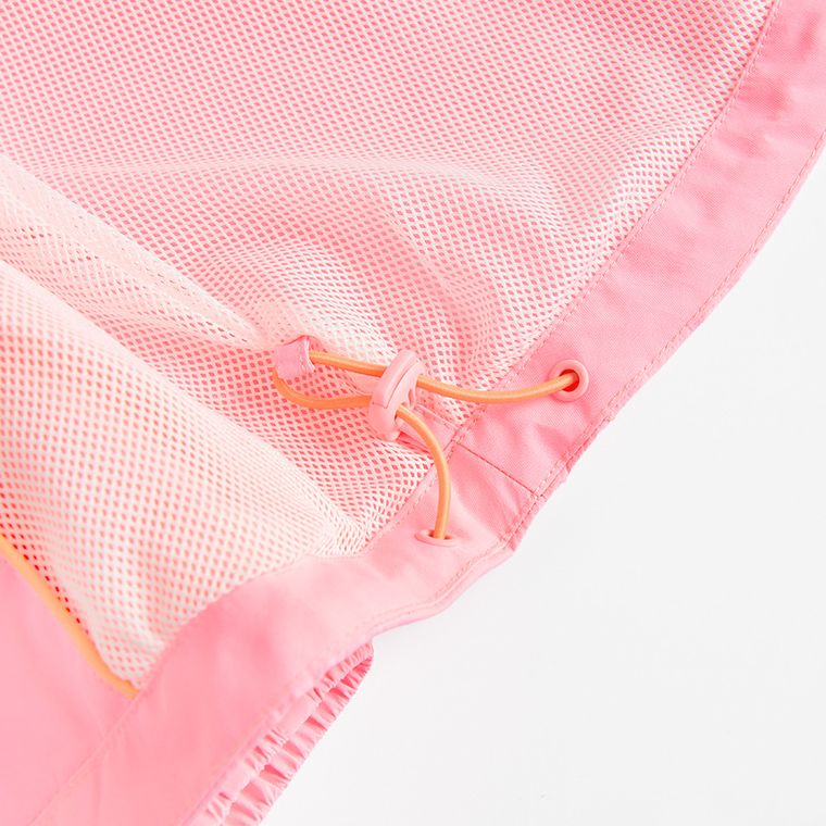 Cool Club, Geaca de ploaie cu gluga pentru fete, roz