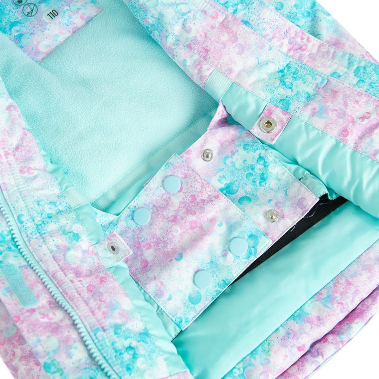 Cool Club, Geaca de schi cu gluga pentru fete, calduroasa, mix