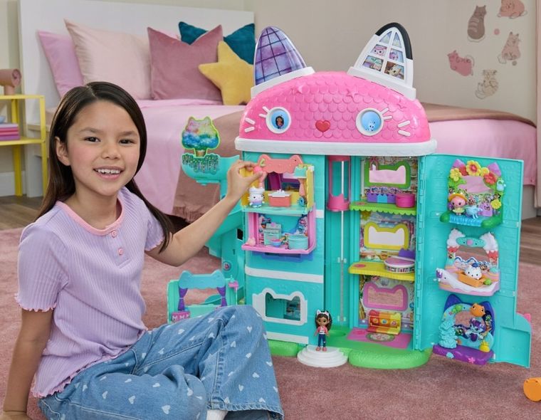 Gabby's Dollhouse, set de joaca cu figurina si accesorii, Queen Kitty Fairy