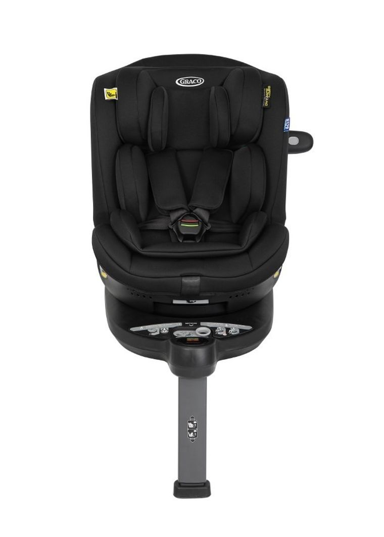 Graco, Turn2Me Grow, I-Size, scaun auto, rotativ 360°, Midnight, 40-105 cm
