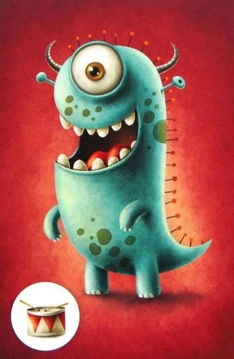 Granna, Monstrii in dulap, joc de memorie