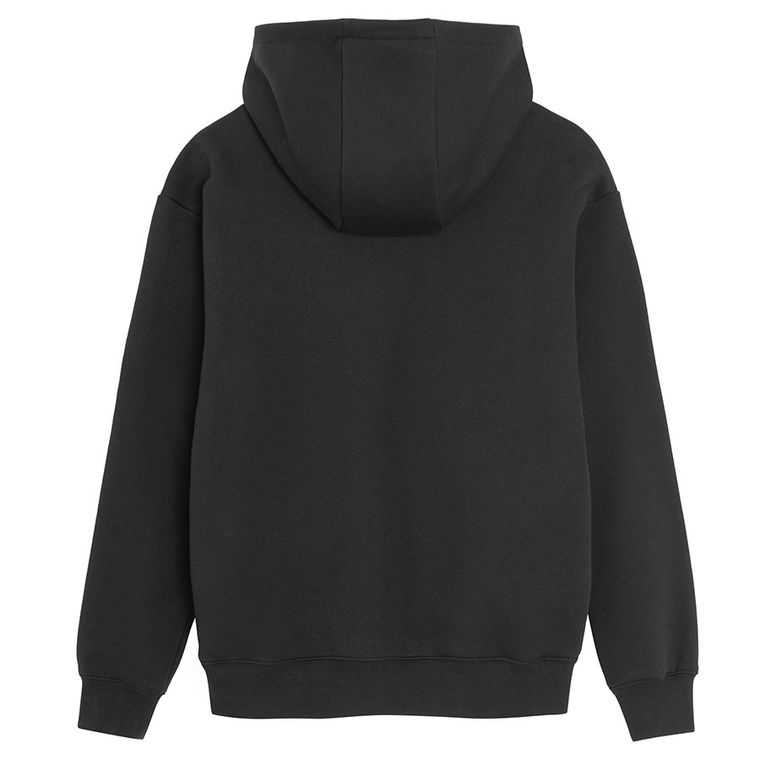Hanorac basic negru oversize NOWEAR