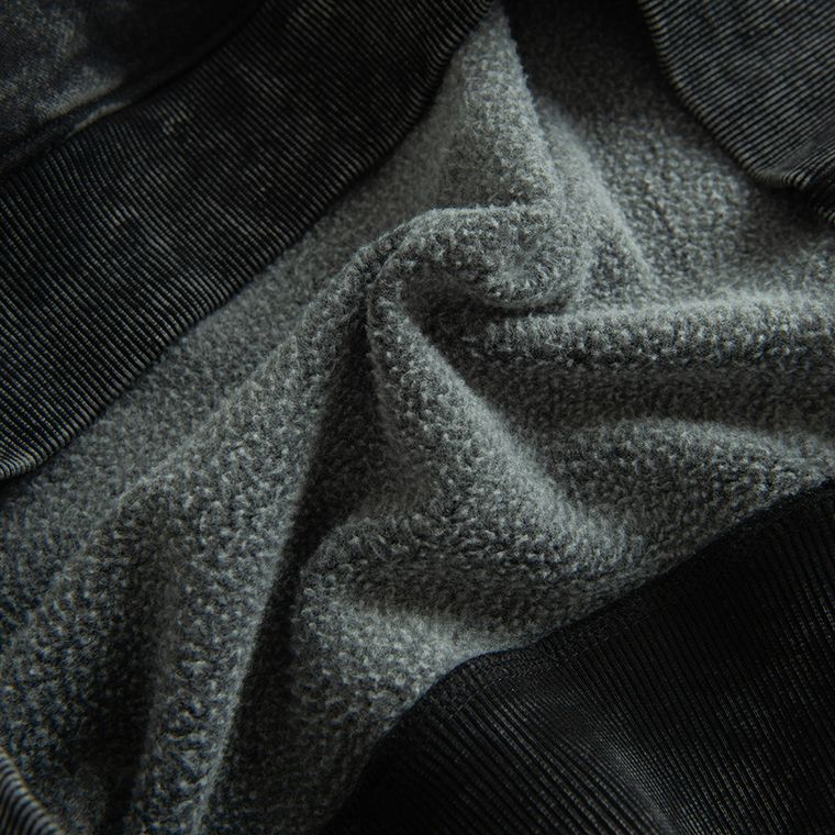 Hanorac cenusiu-negru cu croiala oversize unisex NOWEAR