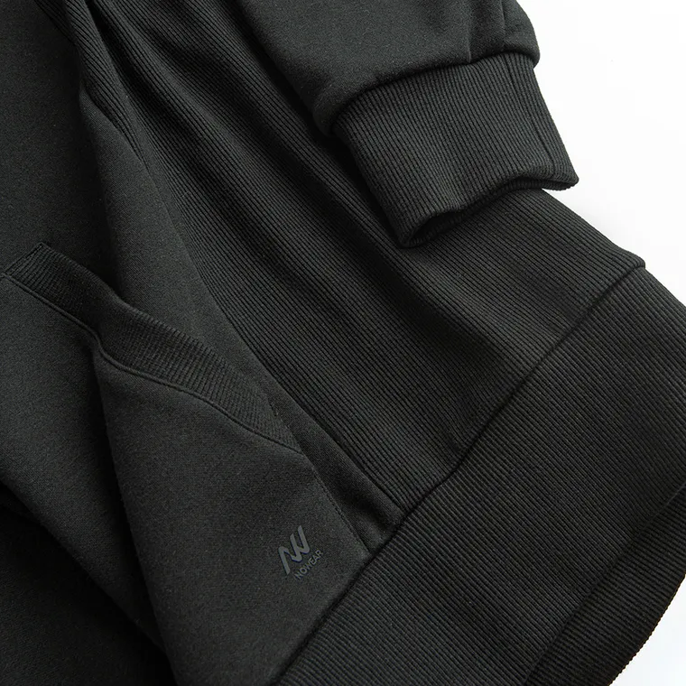 Hanorac oversize cu fermoar NOWEAR