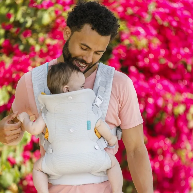 Infantino, marsupiu port-bebe 4in1 respirabil, gri