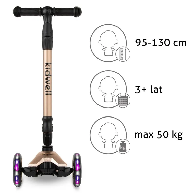 Kidwell, Vento, trotineta cu 3 roti, auria