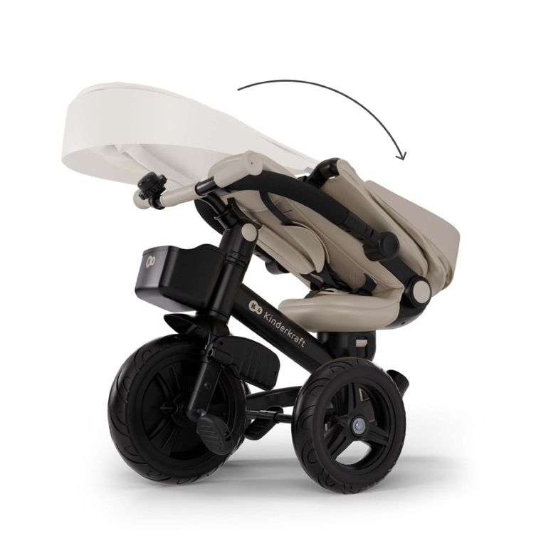 Kinderkraft, Aveo 2 Plus, tricicleta multifunctionala 6in1, Beige