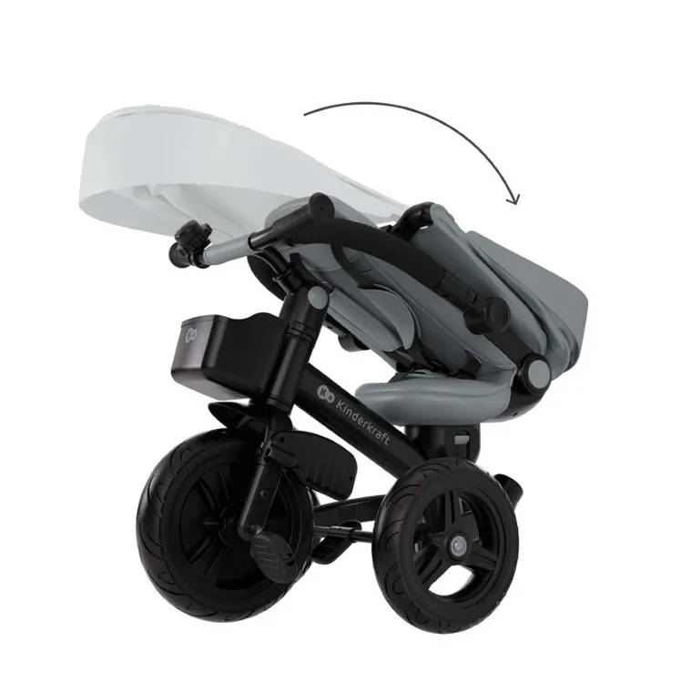 Kinderkraft, Aveo 2 Plus, tricicleta multifunctionala 6in1, Grey