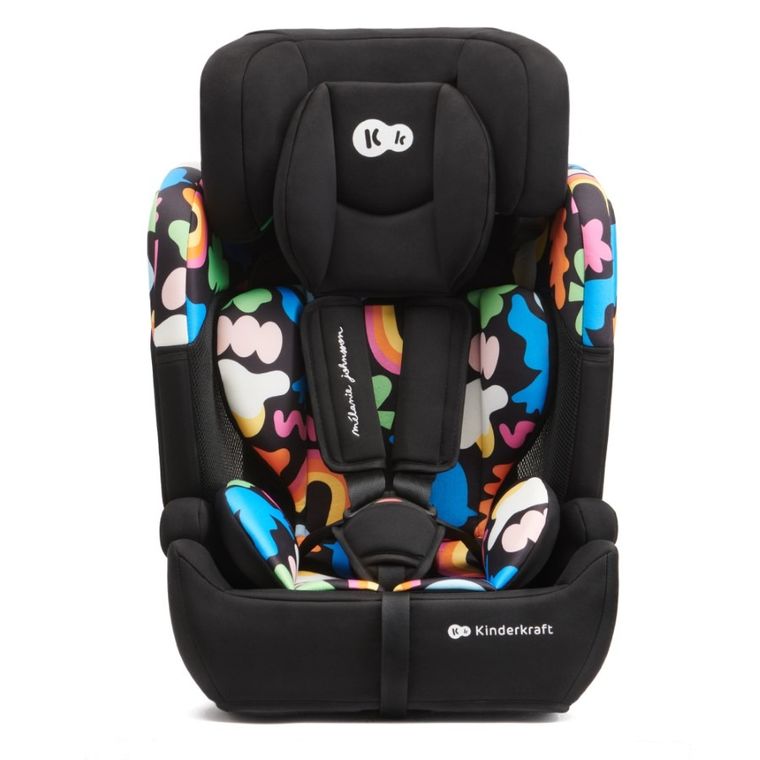 Kinderkraft, Comfort Up, I-size, scaun auto, 76-150 cm, Happy Shapes