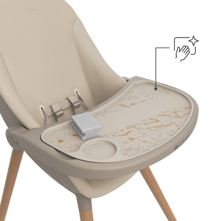 Kinderkraft, Fini Up, scaun de masa 3in1, bej
