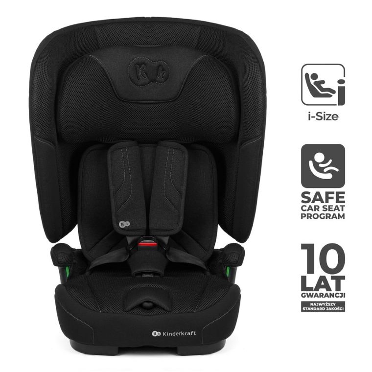 Kinderkraft, FIX2GO, i-Size, scaun auto, Black, 76-150 cm