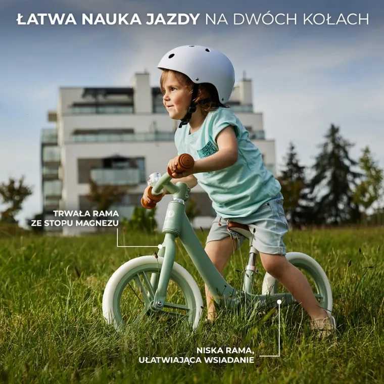 Kinderkraft, Fly Plus, bicicleta fara pedale, Baby Blue